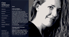 Desktop Screenshot of clare-wilkinson.com